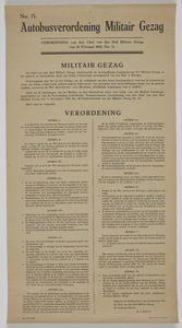853587 Verordening nummer 71 van het Militair Gezag, uitgegeven op 14 februari 1945, betreffende wijzigingen in de Wet ...